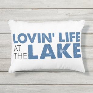 Coussin extérieur de la vie de lac Lovin