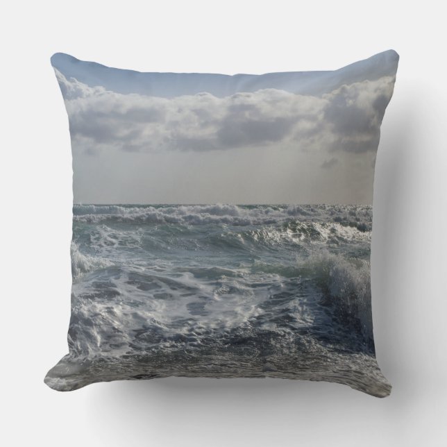 coussin extérieur des vagues de l'océan (Recto)