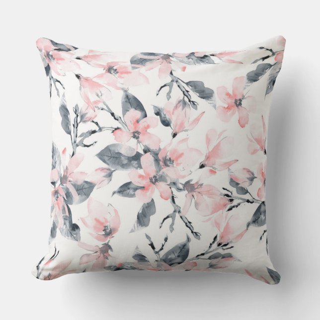 Coussin extérieur Floral été (Recto)
