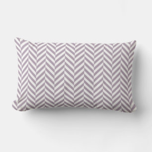 Coussin extérieur   Purple Motif Herringbone