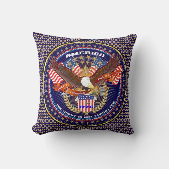Coussin EXTRA Patriotique (Recto)