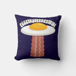Coussin Extraterrestre avec texte