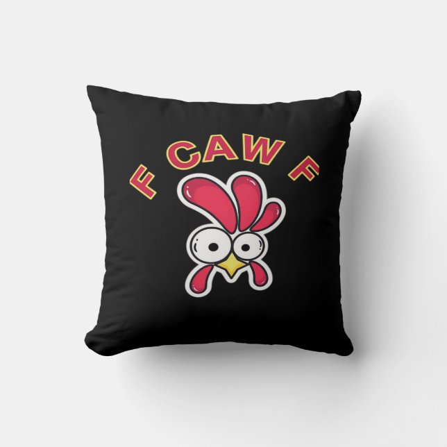 Coussin F-Caw-F Chicken Funny (Recto)