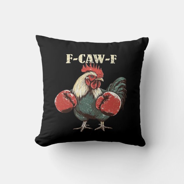 Coussin F-Caw-F Chicken Retro Classic (Recto)