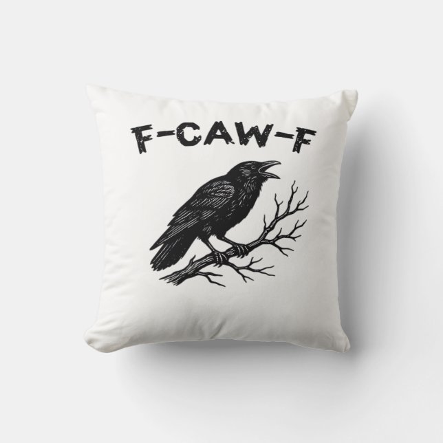 Coussin F-Caw-F Minimal Propre (Recto)