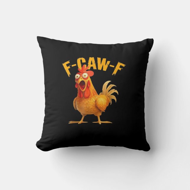 Coussin F-Caw-F Rétro Classique (Recto)