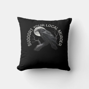 Coussin F-Caw-F - Soutenez votre meurtre classique