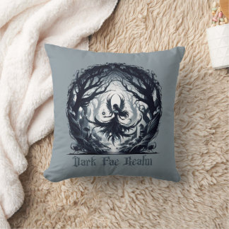 Coussin Fae foncé dans la forêt magique