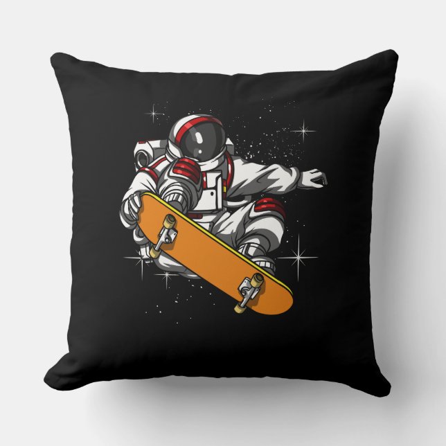 Coussin Faire de la planche à roulettes de patineur (Recto)