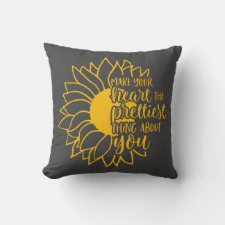 Coussin Faire de votre cœur la plus jolie chose chez vous