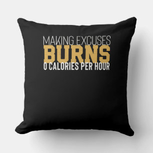 Coussin Faire des examens brûle zéro calories Motivation