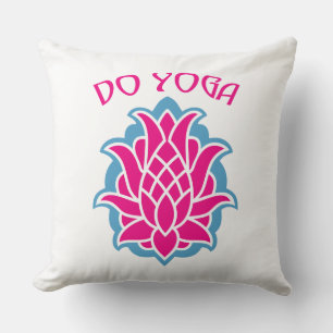 Coussin Faire du yoga