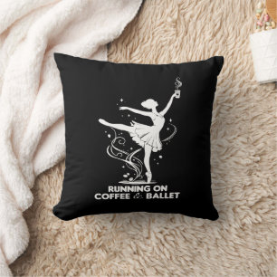 Coussin Faire Tourner Le Café Et La Danse Drôle Professeur