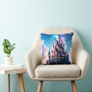 Coussin Fairytale Château Magique Heureusement Jamais Aprè