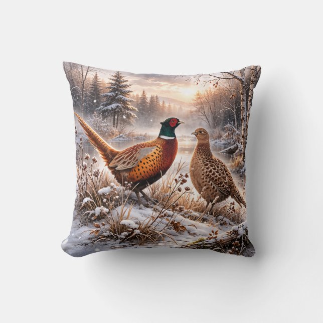 Coussin Faisan  (Recto)
