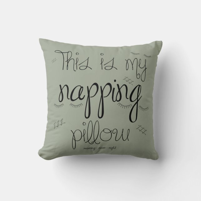 Coussin faisant une sieste (Recto)