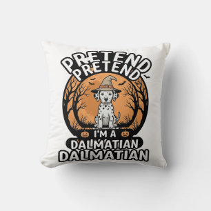 Coussin Faisons comme si j'étais un chien dalmatien d'Hall