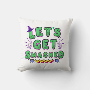 Coussin Faisons tomber la conception de la fête d'Hallowee