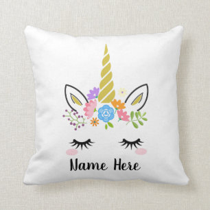 Coussin fait sur commande de licorne