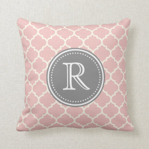 Coussin fait sur commande de monogramme de