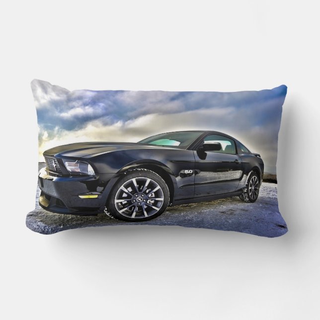 Coussin fait sur commande de mustang (Recto)