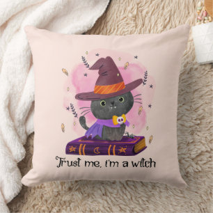 Coussin Faites-moi confiance, je suis une sorcière