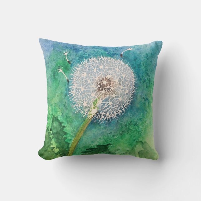 Coussin FAITES un pissenlit de SOUHAIT SE REPOSER (Recto)