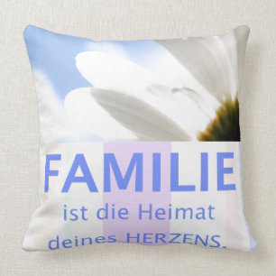 Coussin Famille Coeur Amour