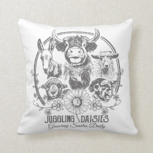 Coussin Famille de ferme