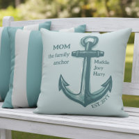 Famille de la maman nautique Ancre Patrimoine vert