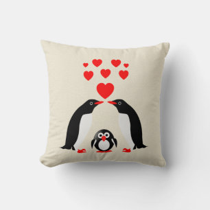 Coussin Famille Penguins