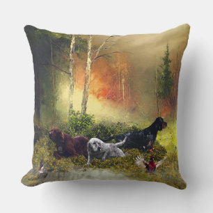 Coussin Famille Setters