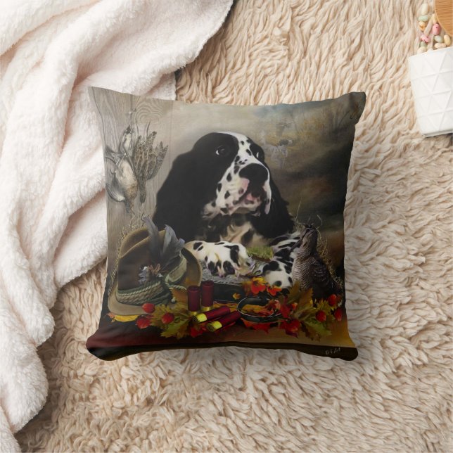 Coussin Famille Setters (Couverture)