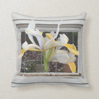 Coussin Fancy Tulip dans la fenêtre Photo Jeu d'oreiller
