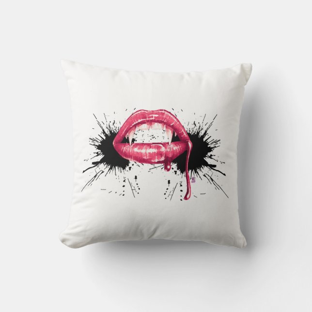 Coussin Fangs Splash (Recto)