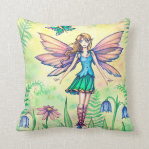 Coussin Fantaisie artistique d'un jour de printemps