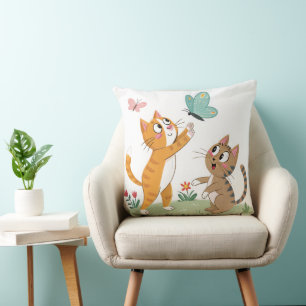 Coussin Fantastique Cats World designer cushion