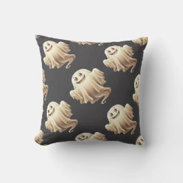 Coussin Fantôme d'Halloween souriant