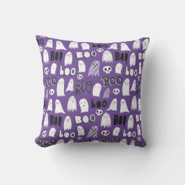 Coussin Fantômes, crânes et Boo Éffrayants