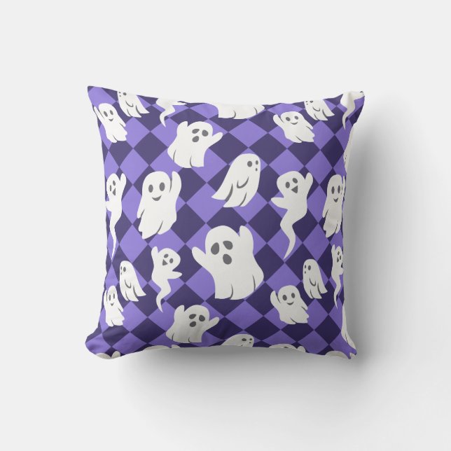 Coussin Fantômes d'Halloween (Recto)