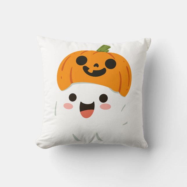 Coussin Fantômes mignons (Recto)