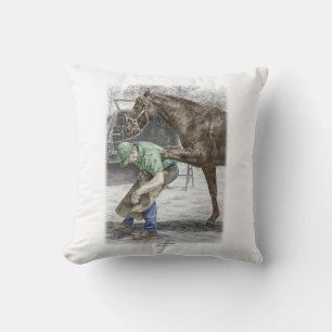Coussin Farrier Blacksmith Chaussure Cheval