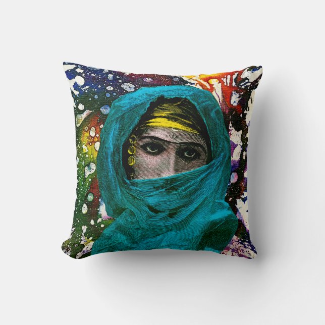 Coussin Fatima par Michael Moffa (Recto)