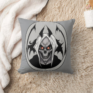 Coussin Faucheuse Grim Des Yeux Lames Jetez L'Oreiller