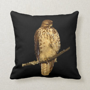 Coussin Faucon coupé la queue par rouge