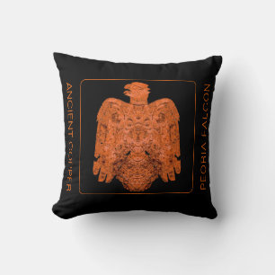 Coussin Faucon de Peoria au cuivre ancien restauré Mug