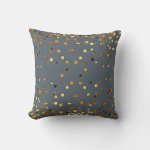 Coussin Faux Gold Foil Confetti Élégantes éperelles