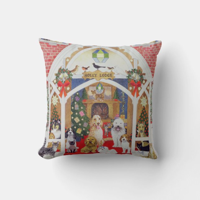 Coussin Favoris noirs et blancs (Recto)