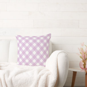 Coussin Faye et Lauren Pink En vichy