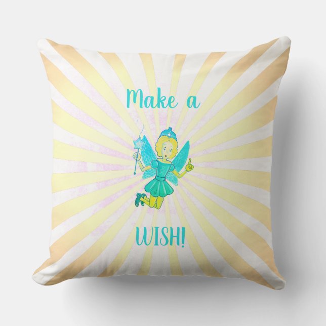 Coussin Fée de marionnettes (Recto)